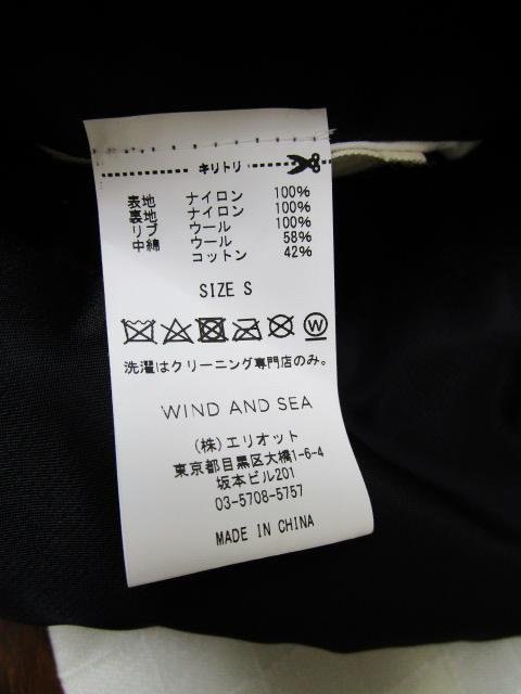 WIND AND SEA / REVERSIBLE MA-1 (BLACK) / WDS-19A-JK-07 EC_V[ u] ubN jZbNX STCY ̎ʐ^2