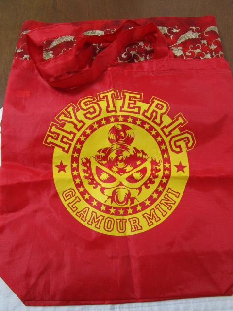 HYSTERIC GLAMOUR MINI �q�X�e���b�N�~�j WORLD TOUR 2008 �o�b�O �̎ʐ^1