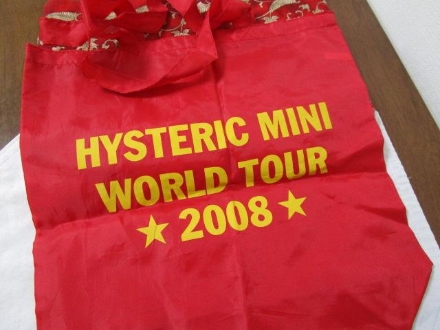 HYSTERIC GLAMOUR MINI �q�X�e���b�N�~�j WORLD TOUR 2008 �o�b�O �̎ʐ^4