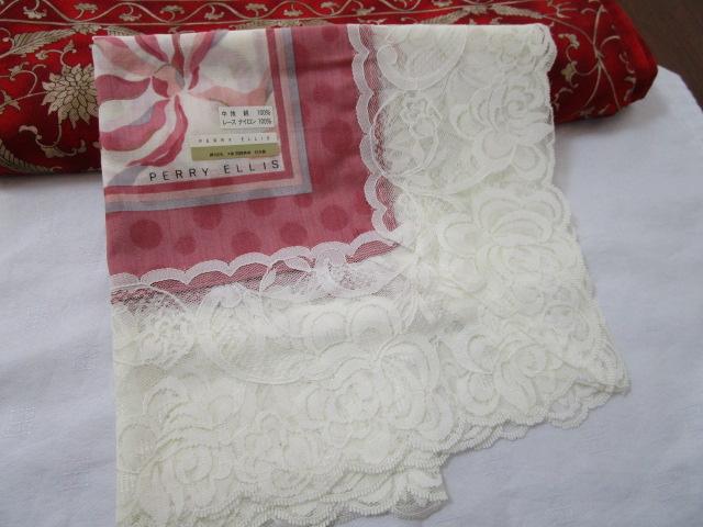 PERRY ELLIS ���[�X�t�� ���G�|�� �s���N�n ���g�p 68cm ���{���� �̎ʐ^1