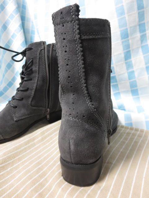 MU emotion�~�E�G���[�V���� �X�G�[�h�҂ݏグ�V���[�g�u�[�c �u���[�O���C 23.0cm �t�@�X�i�[�t �̎ʐ^5