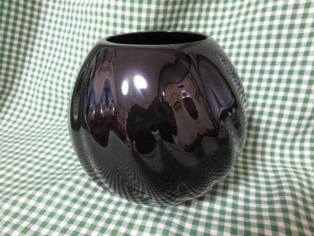 GOTO ORIGINAL 黒丸花瓶 14cm(FZ-2456)