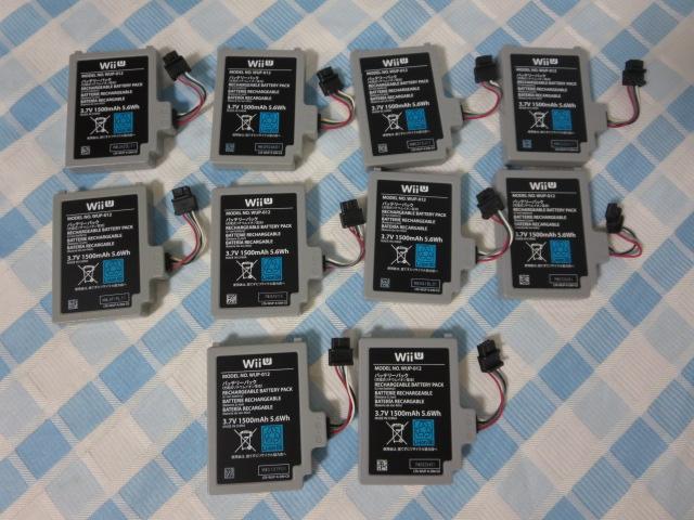 WiiU �Q�[���p�b�h�p �o�b�e���[�p�b�N 10�Z�b�g WUP-012 �C�V������ �̎ʐ^1