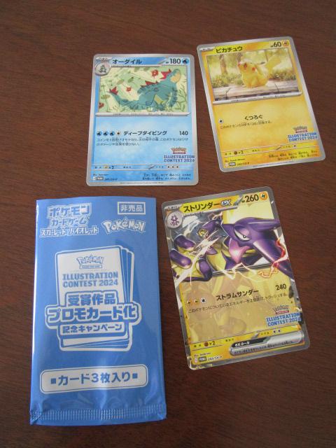 ��܍�i�v�����J�[�h�� �C���X�g���[�V�����R���e�X�g2024 �J���ς� 3���Z�b�g ���I�[�_�C�� ���s�J�`���E ���X�g�����_�[ex �̎ʐ^1