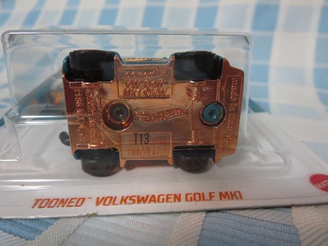 Hot Wheels �z�b�g�E�B�[�� TOONED VOLKSWAGEN GOLF MK1 HDH54 HVX07-ND510 �̎ʐ^5