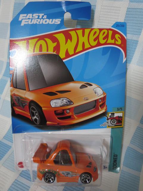 Hot Wheels �z�b�g�E�B�[�� '94 TOYOTA SUPRA TOONED HNK45-N910M �̎ʐ^1