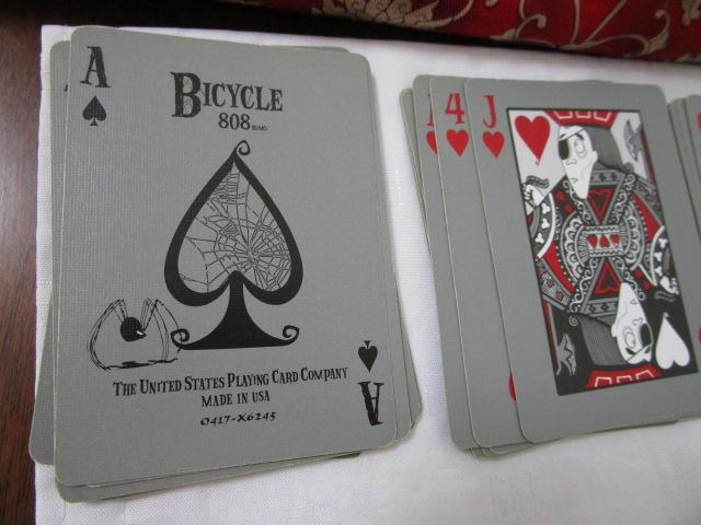 ���� BICYCLE �|�[�J�[�T�C�Y �g�����v TRAGIC ROYALTY AIR-CUSHION �u���b�N���C�g�Ō��� �̎ʐ^2