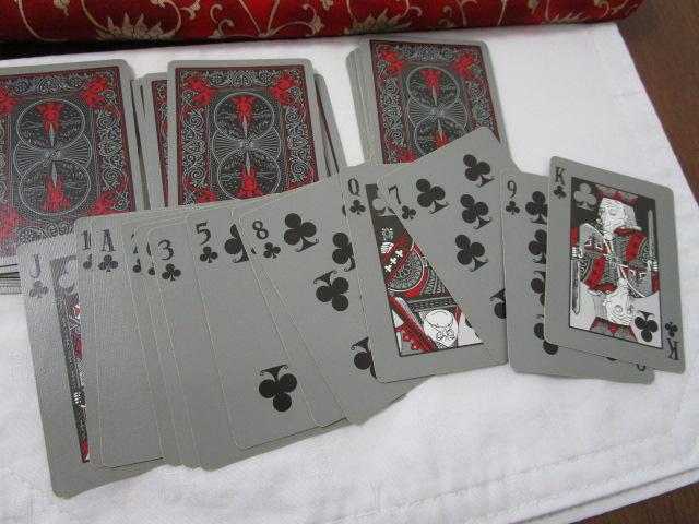 ���� BICYCLE �|�[�J�[�T�C�Y �g�����v TRAGIC ROYALTY AIR-CUSHION �u���b�N���C�g�Ō��� �̎ʐ^7