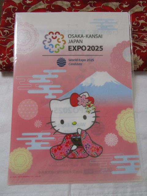 ���֐����� A4�N���A�t�@�C�� �n���[�L�e�B EXPO2025 ���J�Òn����O �̎ʐ^1