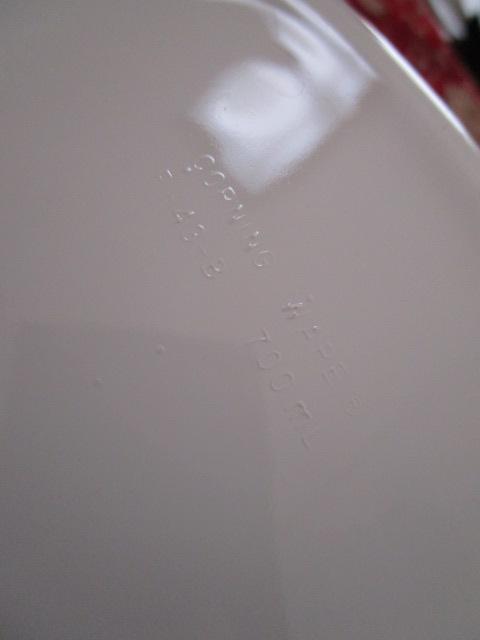 �R�[�j���O�E�F�A CORNING WARE 700ml P-43-B �K���X�W�t�� �L���Z���[�� ����� �R�[���t�����[�E�u���[ �̎ʐ^5