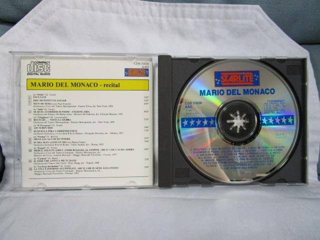 CD MARIO DEL MONACO マリオ・デル・モナコ recital CDS51028 1990 海外盤