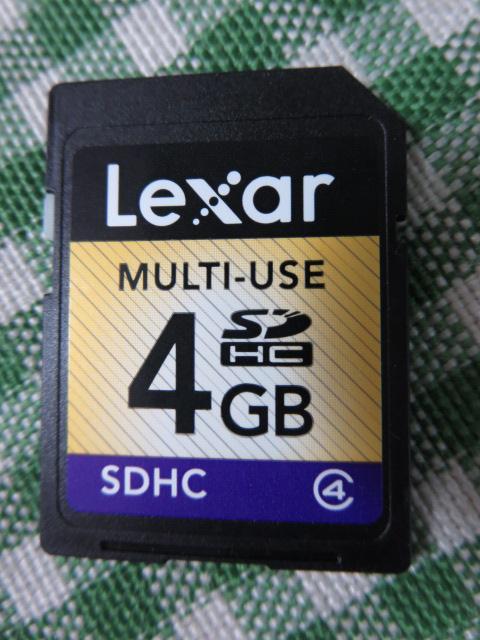 Lexar SD[J[h/SDHC 4GB Class4 ̎ʐ^1