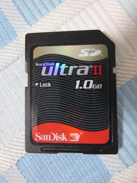 SanDisk SD�������[�J�[�h ultraII 1.0GB �̎ʐ^1