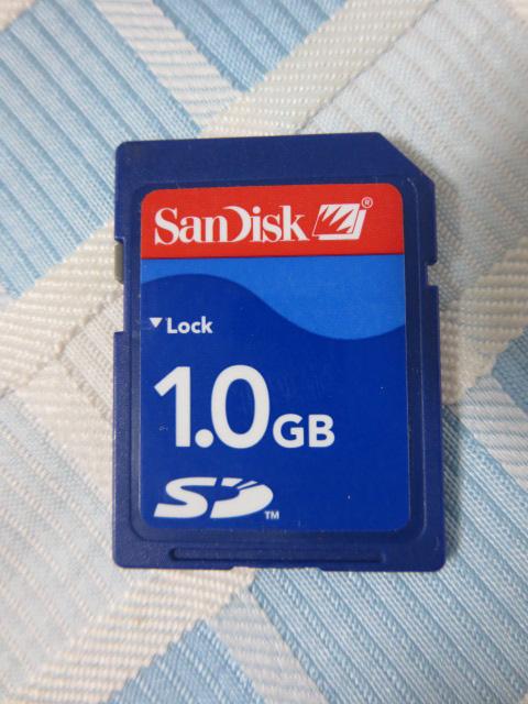 SanDisk SD�������[�J�[�h 1.0GB �̎ʐ^1