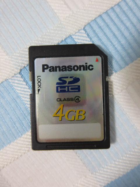 Panasonic SD�������J�[�h SDHC 4GB CLASS4 �̎ʐ^1