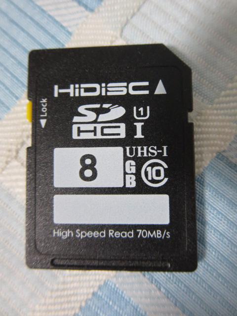 HiDiSC SD�������J�[�h SDHC 8GB Class10 UHS1 �̎ʐ^1
