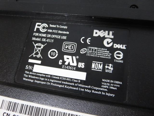 DELL USB���{�� �����u�������L�[�{�[�h 109�L�[ SK-8115 �� �̎ʐ^7